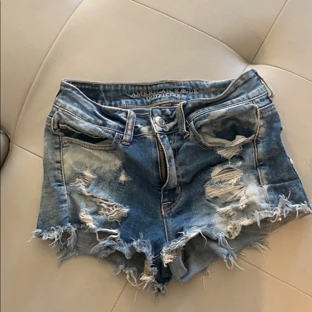 American eagle jean shorts
